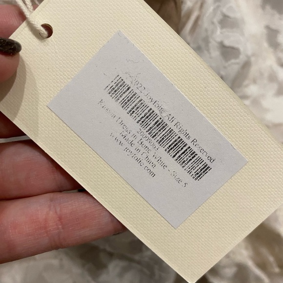 New! Joyfolie Kassia dress in bone white size 4 or 5 - Picture 10 of 11